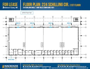 224 Schilling Cir, Hunt Valley, MD à louer Plan d’étage– Image 1 sur 1