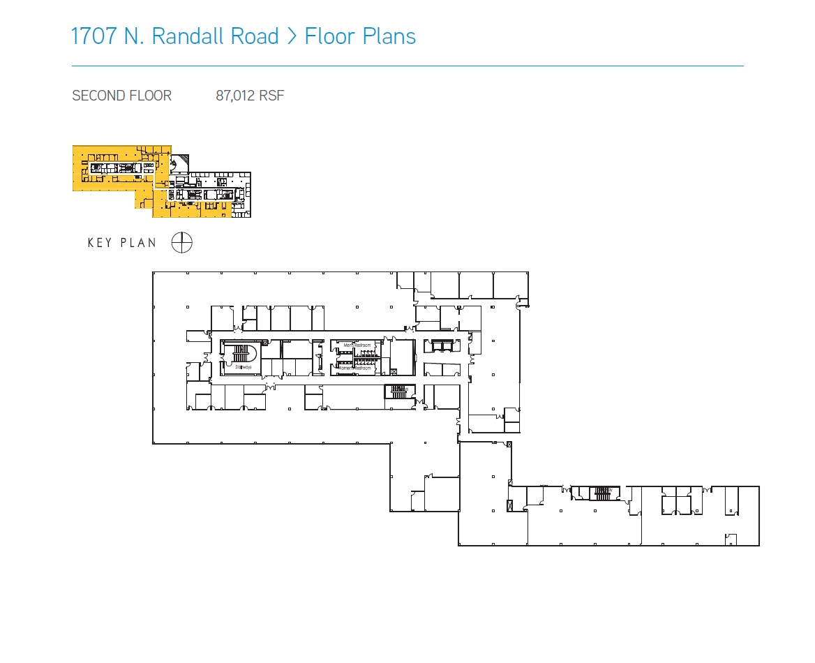 1707 N Randall Rd, Elgin, IL à louer Plan d’étage– Image 1 sur 1