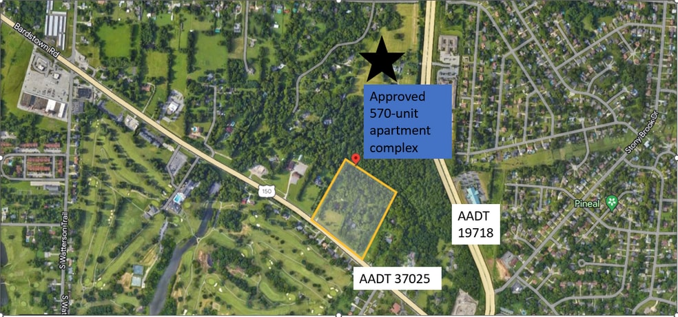 5119 Bardstown Rd, Louisville, KY à vendre - Aérien – Image 2 sur 12