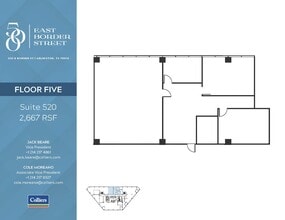 500 E Border St, Arlington, TX à louer Plan d’étage– Image 2 sur 3