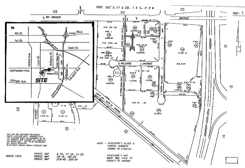 2100 E McFadden Ave, Santa Ana, CA à louer - Plan cadastral – Image 2 sur 15