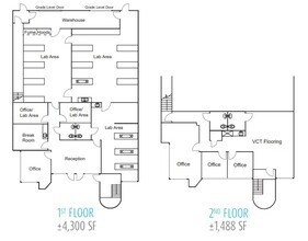 6342 Ferris Sq, San Diego, CA à louer Plan d’étage– Image 1 sur 1