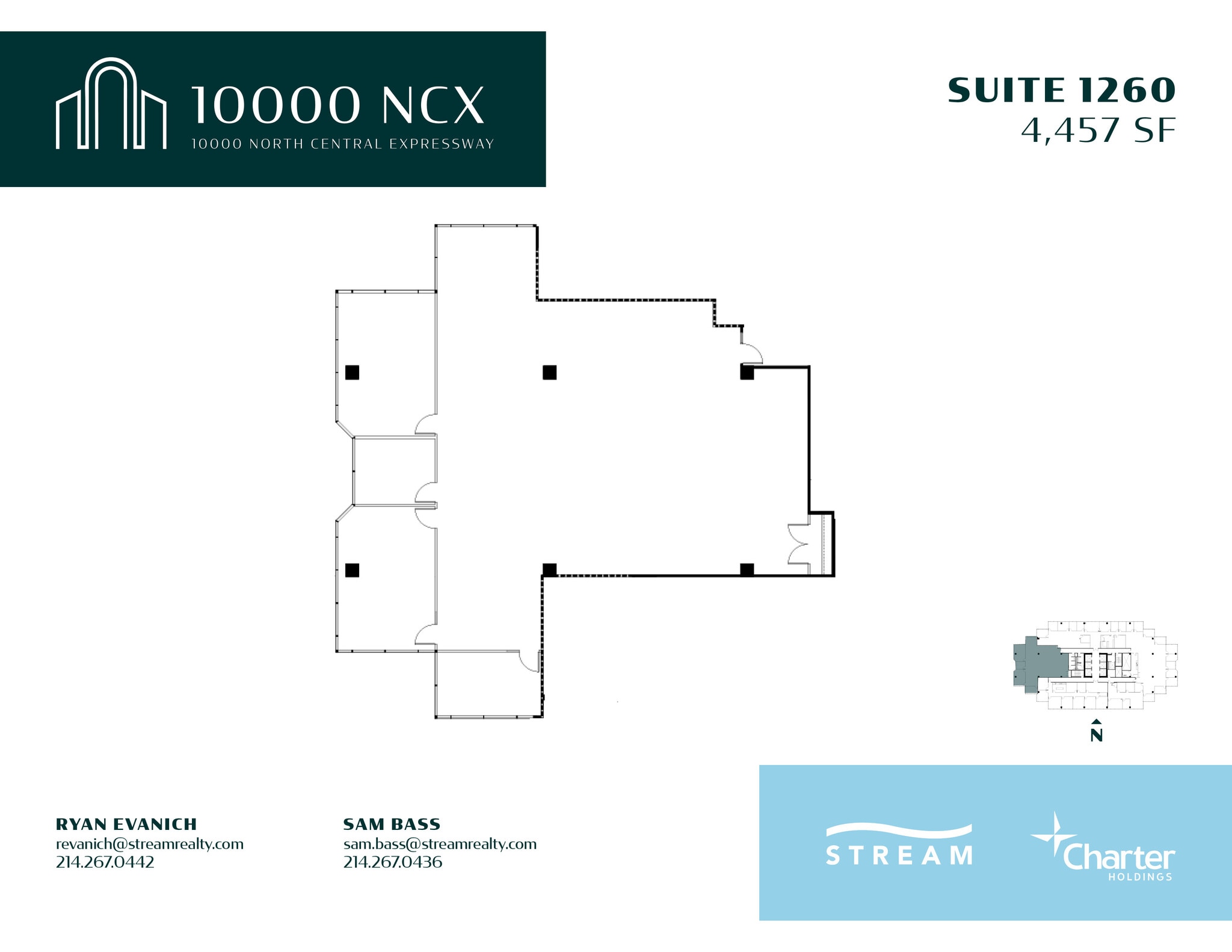 10000 N Central Expy, Dallas, TX à louer Plan d’étage– Image 1 sur 1
