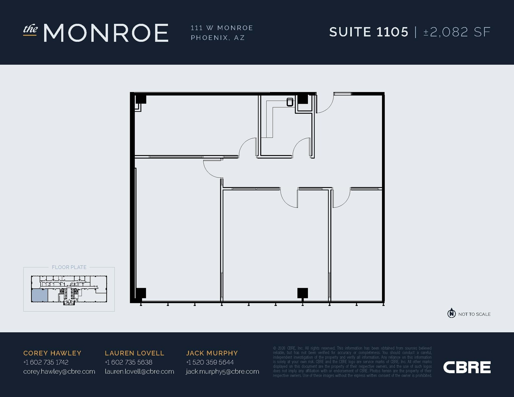 111 W Monroe St, Phoenix, AZ à louer Photo intérieure– Image 1 sur 1