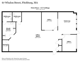 59-63 Whalon St, Fitchburg, MA à louer Plan d’étage– Image 1 sur 40