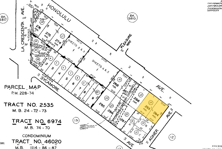 2652-2662 Honolulu Ave, Montrose, CA à louer - Plan cadastral – Image 3 sur 16