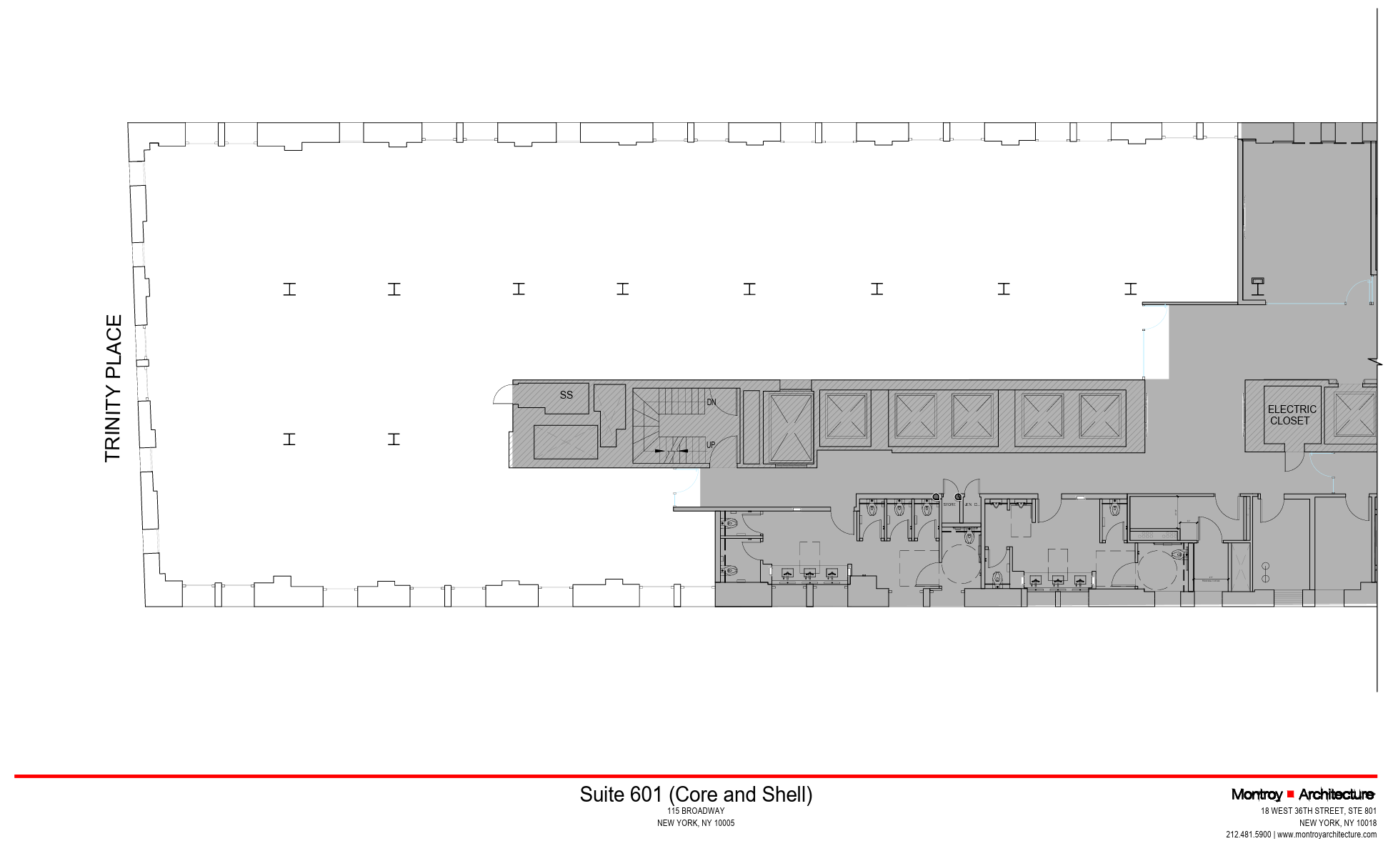 111 Broadway, New York, NY à louer Plan d’étage– Image 1 sur 1