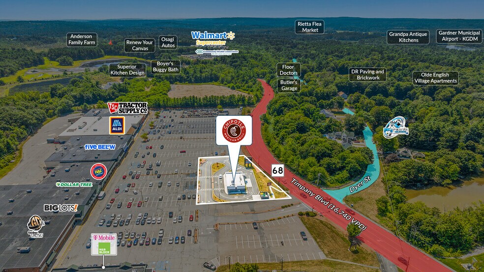 346 Timpany Blvd, Gardner, MA à vendre - Photo de l’immeuble – Image 3 sur 5