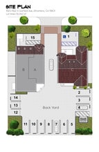 1520 S Garfield Ave, Alhambra, CA à louer Plan de site– Image 2 sur 3