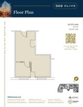 509 Olive Way, Seattle, WA à louer Plan d’étage– Image 2 sur 2