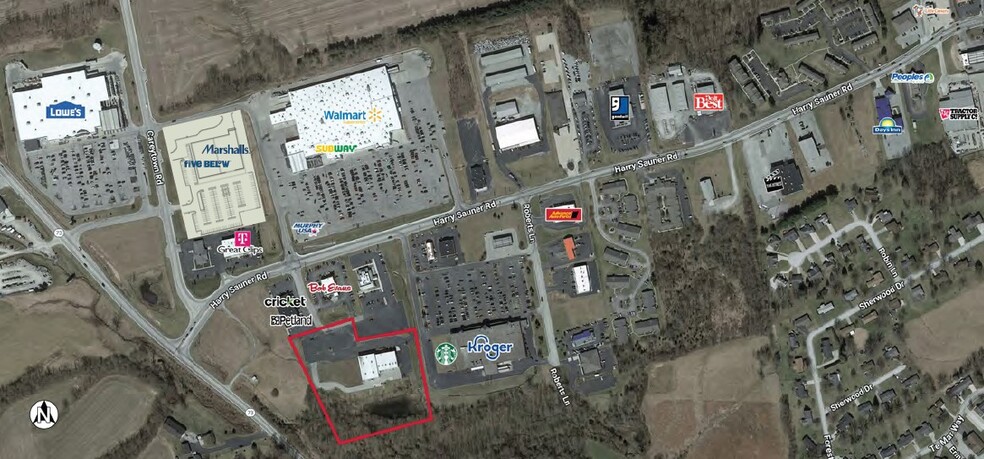 575 Harry Sauner Rd, Hillsboro, OH à louer - Aérien – Image 2 sur 3