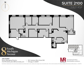 8 S Michigan Ave, Chicago, IL à louer Plan d’étage– Image 1 sur 14