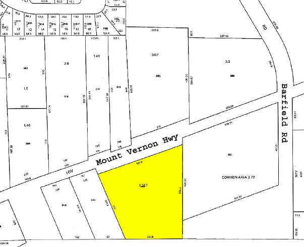 755 Mount Vernon Hwy NE, Atlanta, GA à louer - Plan cadastral – Image 2 sur 8