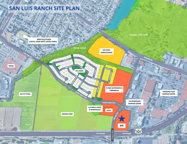 2040 Prado Rd, San Luis Obispo, CA à louer - Plan de site – Image 2 sur 11