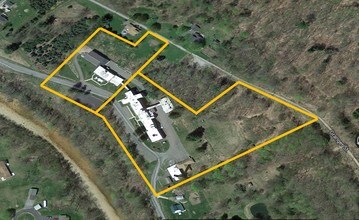 520 Ruah St, Blossburg, PA - Vue aérienne vue de carte