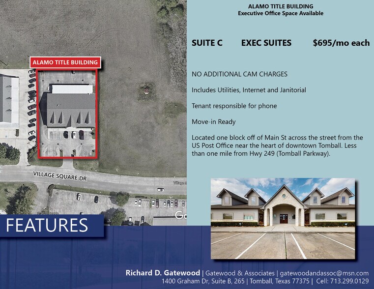 1002 Village Square Dr, Tomball, TX à louer - Photo de l’immeuble – Image 2 sur 6