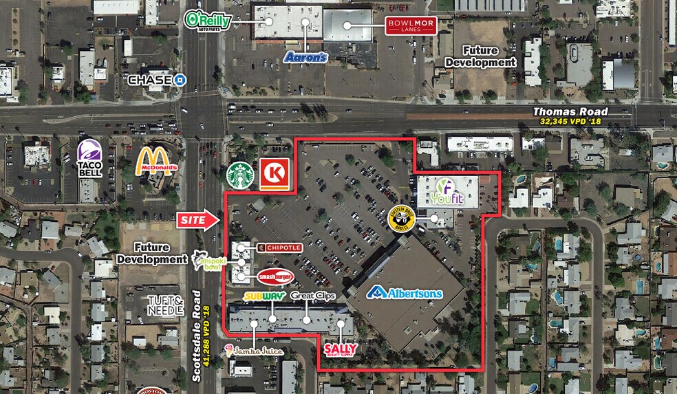 2765-2825 N Scottsdale Rd, Scottsdale, AZ à louer - Photo de l’immeuble – Image 2 sur 9