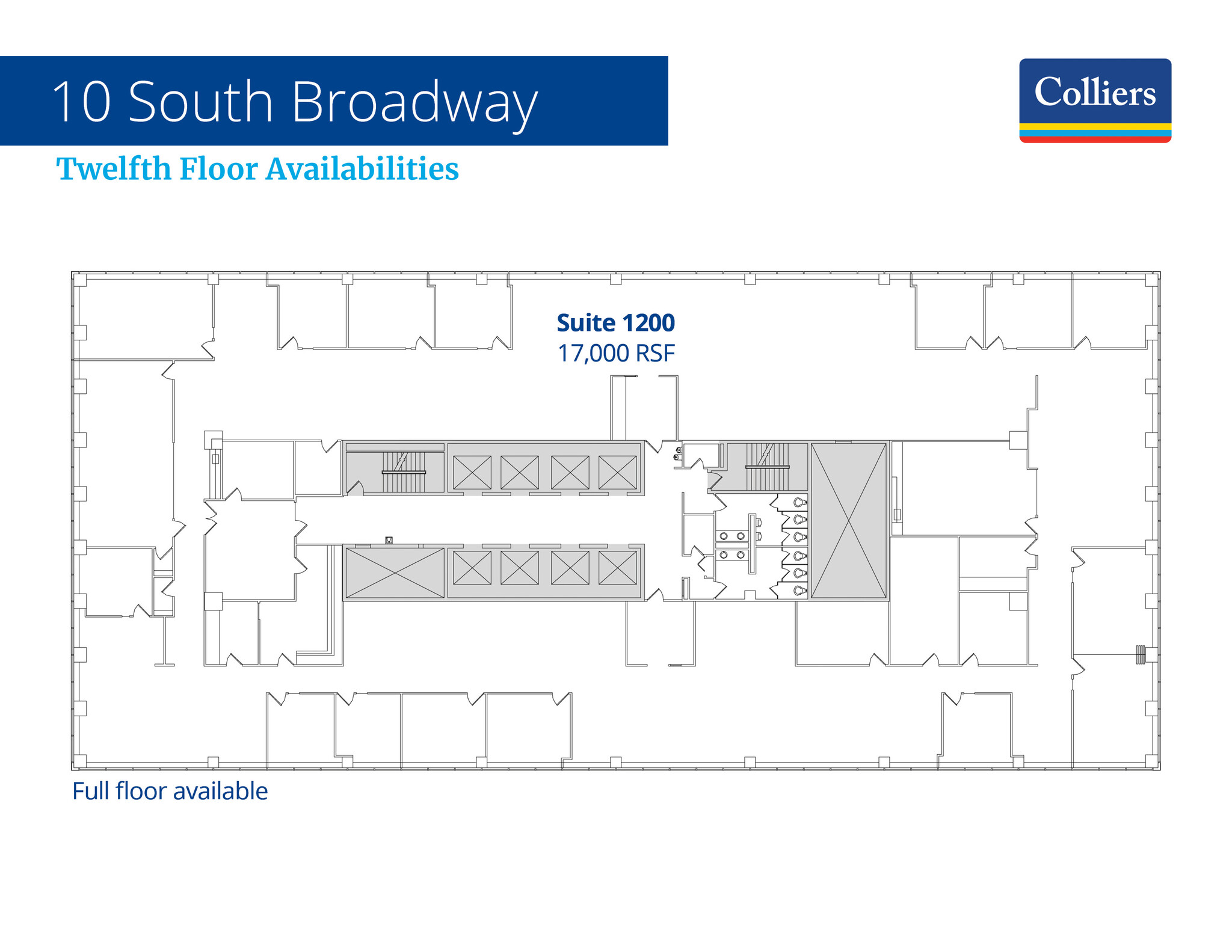 10 S Broadway, Saint Louis, MO à louer Plan d’étage– Image 1 sur 1