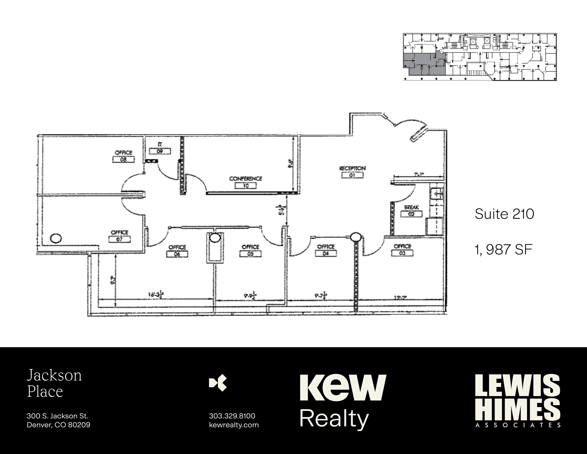 300 S Jackson St, Denver, CO à louer Plan de site– Image 1 sur 12
