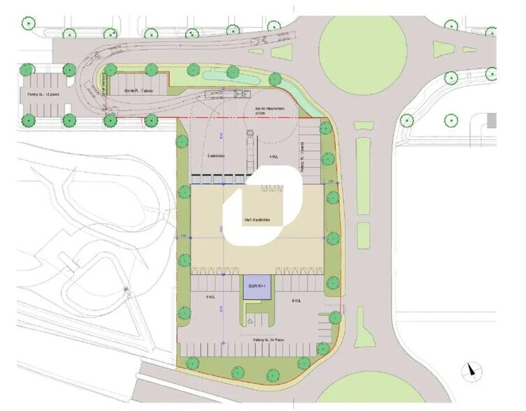 Industriel/Logistique dans Les Arcs à louer - Plan d’étage – Image 2 sur 2
