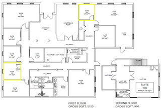 1005 Glade Rd, Colleyville, TX à louer Plan d’étage– Image 1 sur 1