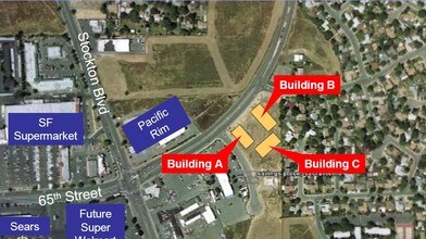 6525 65th St, Sacramento, CA - Vue aérienne  vue de carte