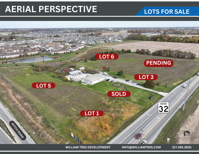 SR 32, Westfield, IN à vendre - Aérien – Image 3 sur 4