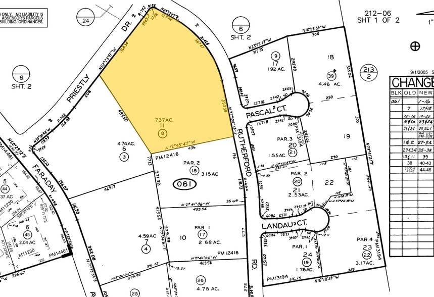 2260 Rutherford Rd, Carlsbad, CA à louer - Plan cadastral – Image 2 sur 4