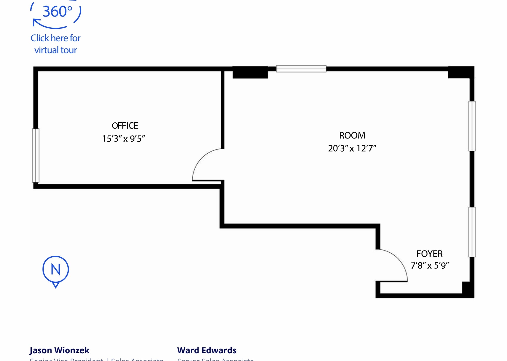 111 2 Ave S, Saskatoon, SK à louer Plan d’étage– Image 1 sur 3