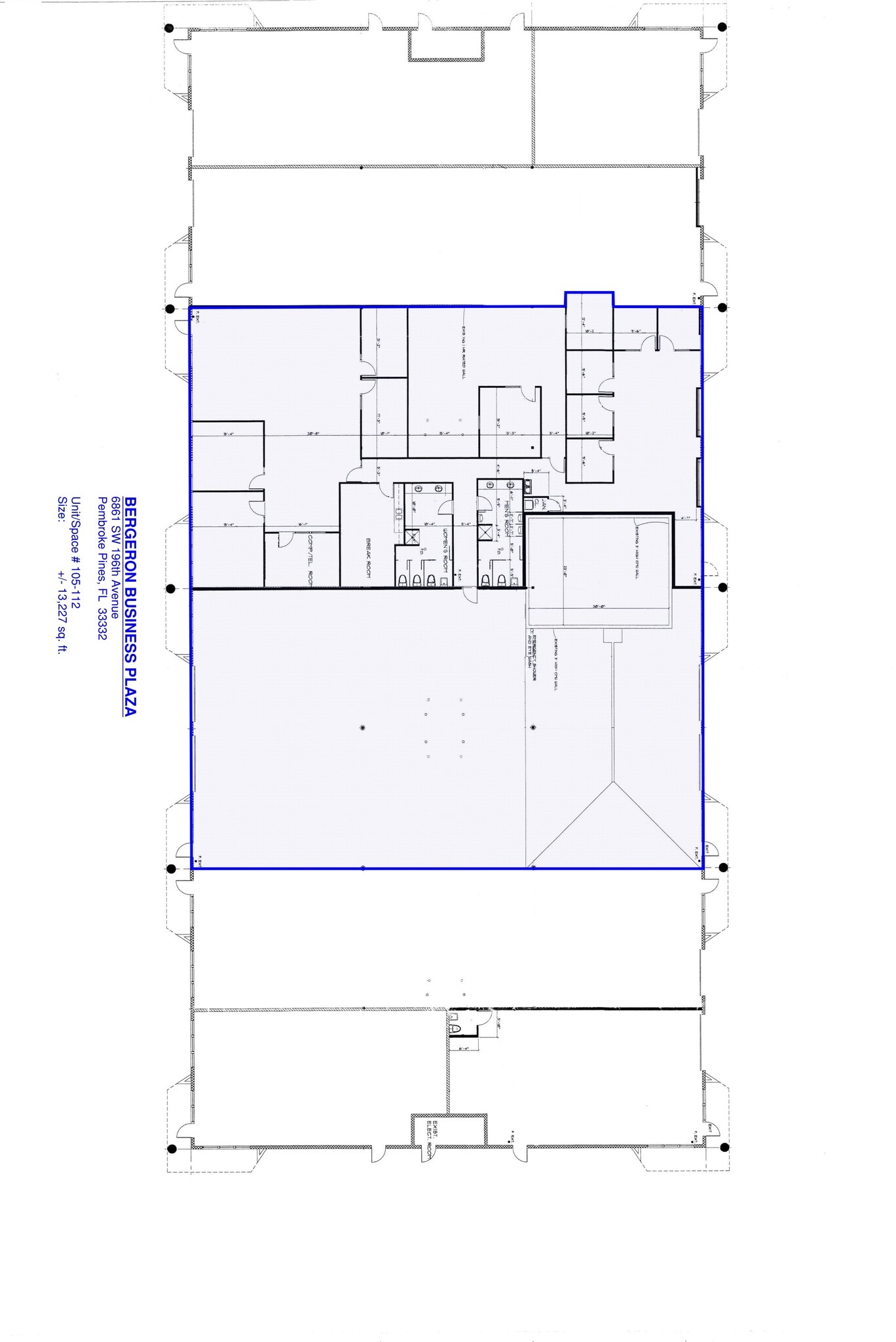 6941 SW 196th Ave, Pembroke Pines, FL à louer Plan d’étage– Image 1 sur 1