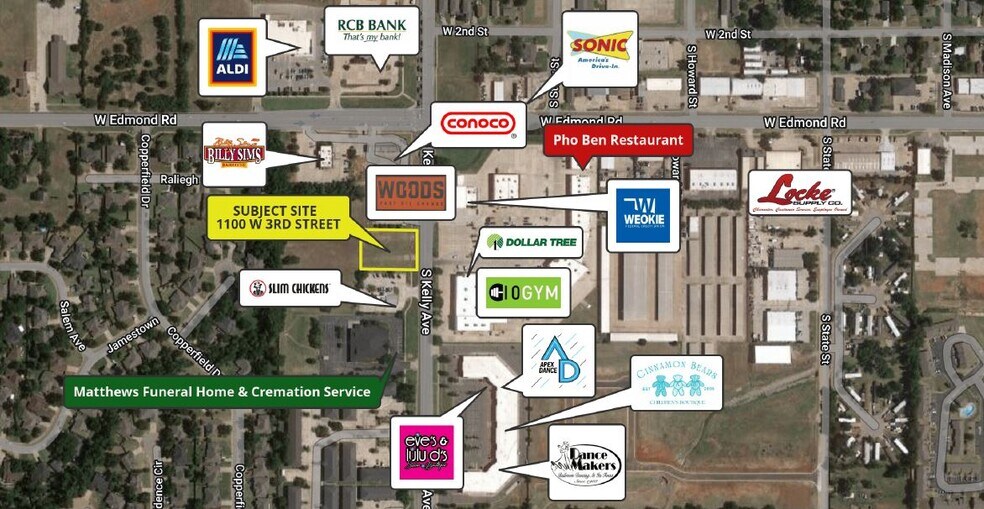 1100 W 3rd St, Edmond, OK à vendre - Photo de l’immeuble – Image 2 sur 3