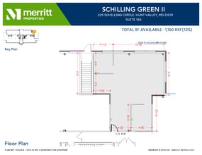 215 Schilling Cir, Hunt Valley, MD à louer Plan d’étage– Image 1 sur 1