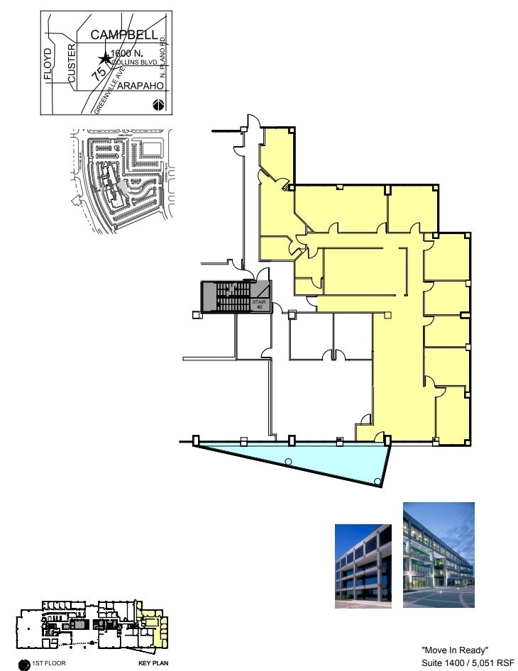 1600 N Collins Blvd, Richardson, TX à louer Plan d’étage– Image 1 sur 1