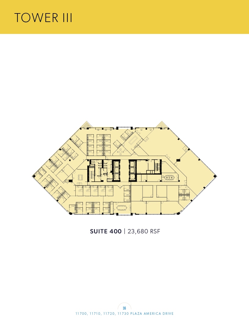 11700 Plaza America Dr, Reston, VA à louer Plan d’étage– Image 1 sur 1