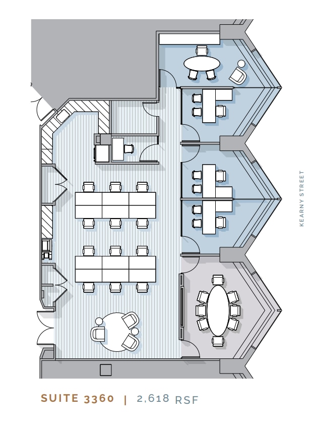 555 California St, San Francisco, CA à louer Plan d’étage– Image 1 sur 3