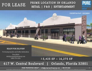 Plus de détails pour 617 W Central Blvd, Orlando, FL - Local commercial à louer