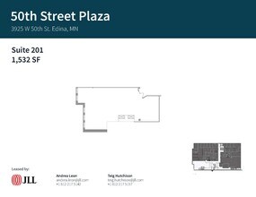 3925 W 50th St, Edina, MN à louer Plan d’étage– Image 1 sur 1