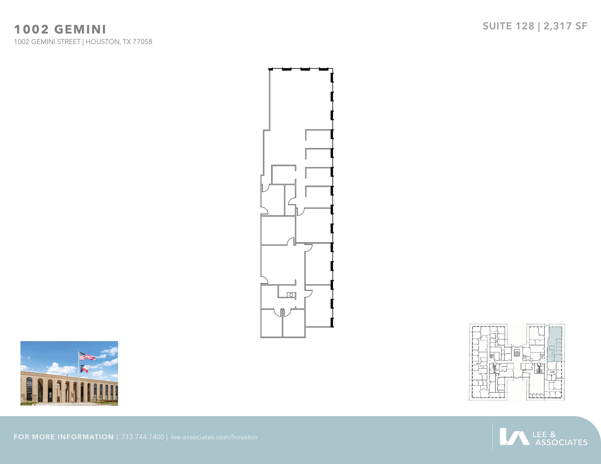 1002 Gemini St, Houston, TX à louer Plan d’étage– Image 1 sur 1