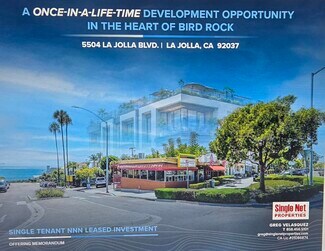 Plus de détails pour 5504 La Jolla Blvd, La Jolla, CA - Local commercial à vendre