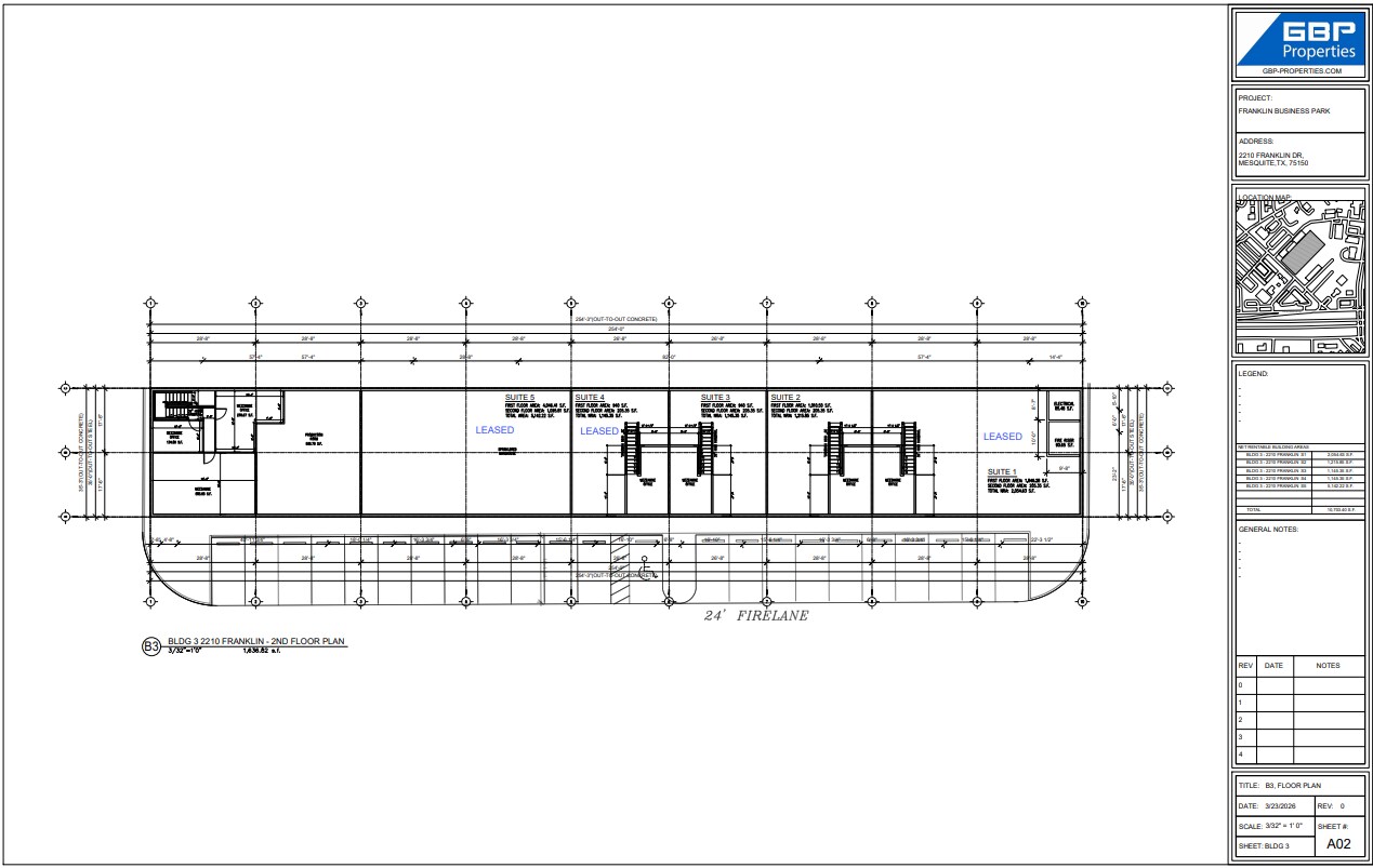 2202 Franklin Dr, Mesquite, TX à louer Plan d’étage– Image 1 sur 1