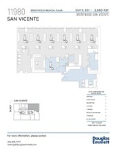 11980 San Vicente Blvd, Los Angeles, CA à louer Plan d’étage– Image 1 sur 1