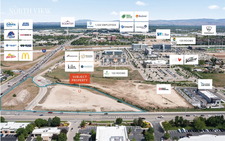 3300-3376 E Overland Rd, Meridian, ID à louer - Aérien – Image 2 sur 3