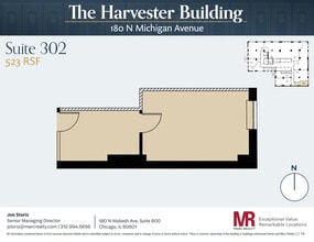 180 N Michigan Ave, Chicago, IL à louer Plan d’étage– Image 1 sur 4