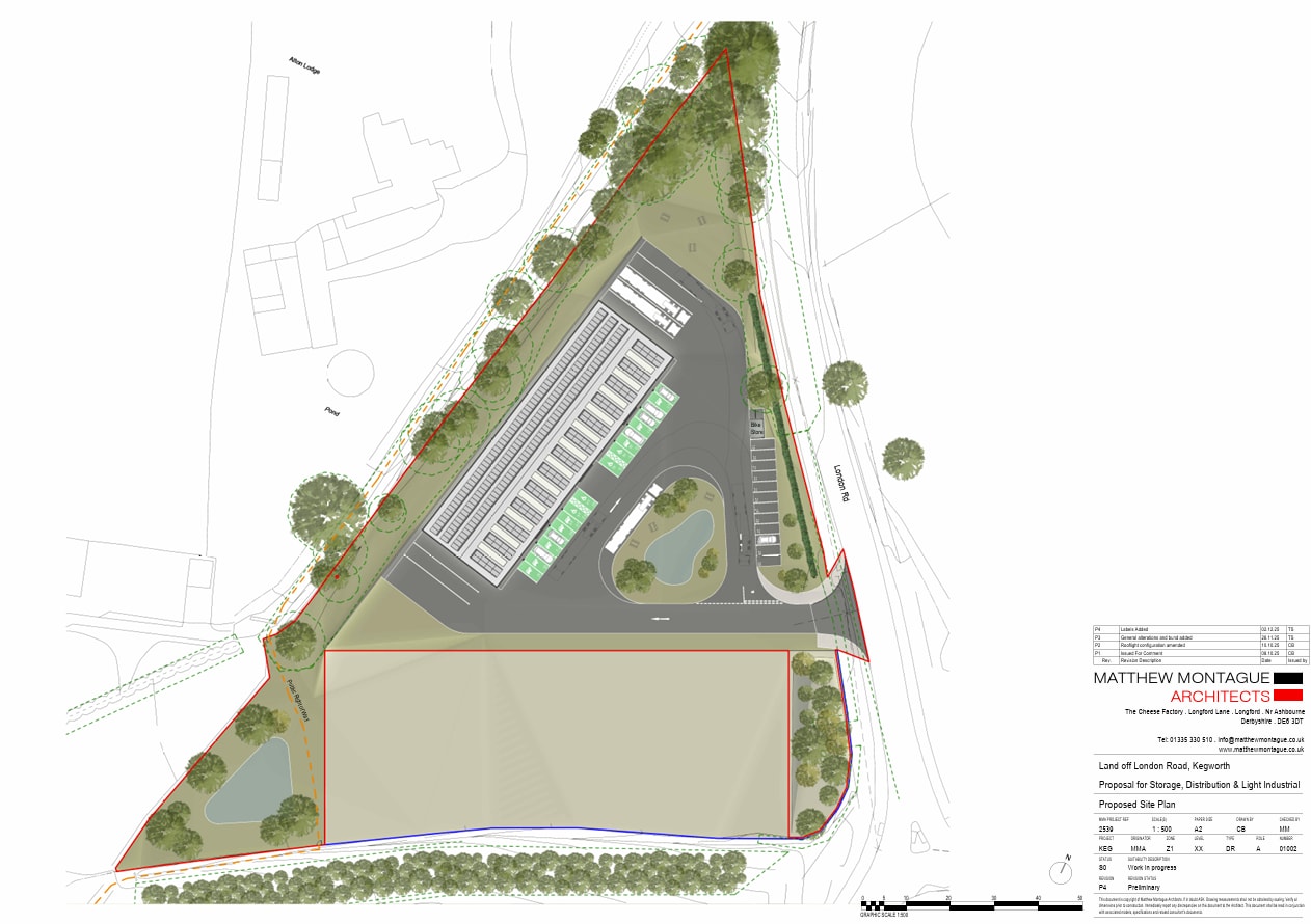 Building 1, London Road, Kegworth à louer Plan de site– Image 1 sur 4
