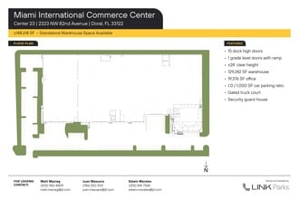 1800-1890 NW 82nd Ave, Doral, FL à louer Plan d’étage– Image 1 sur 1