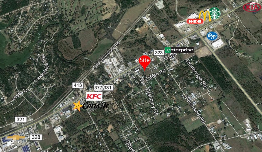 1.5 Acres Off East Hwy 377 And Grandbury Ct, Granbury, TX à vendre - Aérien – Image 2 sur 3