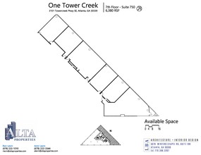 3101 Towercreek Pkwy SE, Atlanta, GA à louer Plan d’étage– Image 1 sur 1