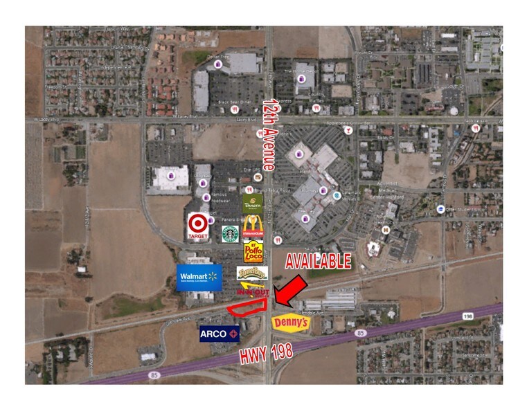 Glendale Ave & S 12th Ave, Hanford, CA à louer - Photo de l’immeuble – Image 1 sur 6