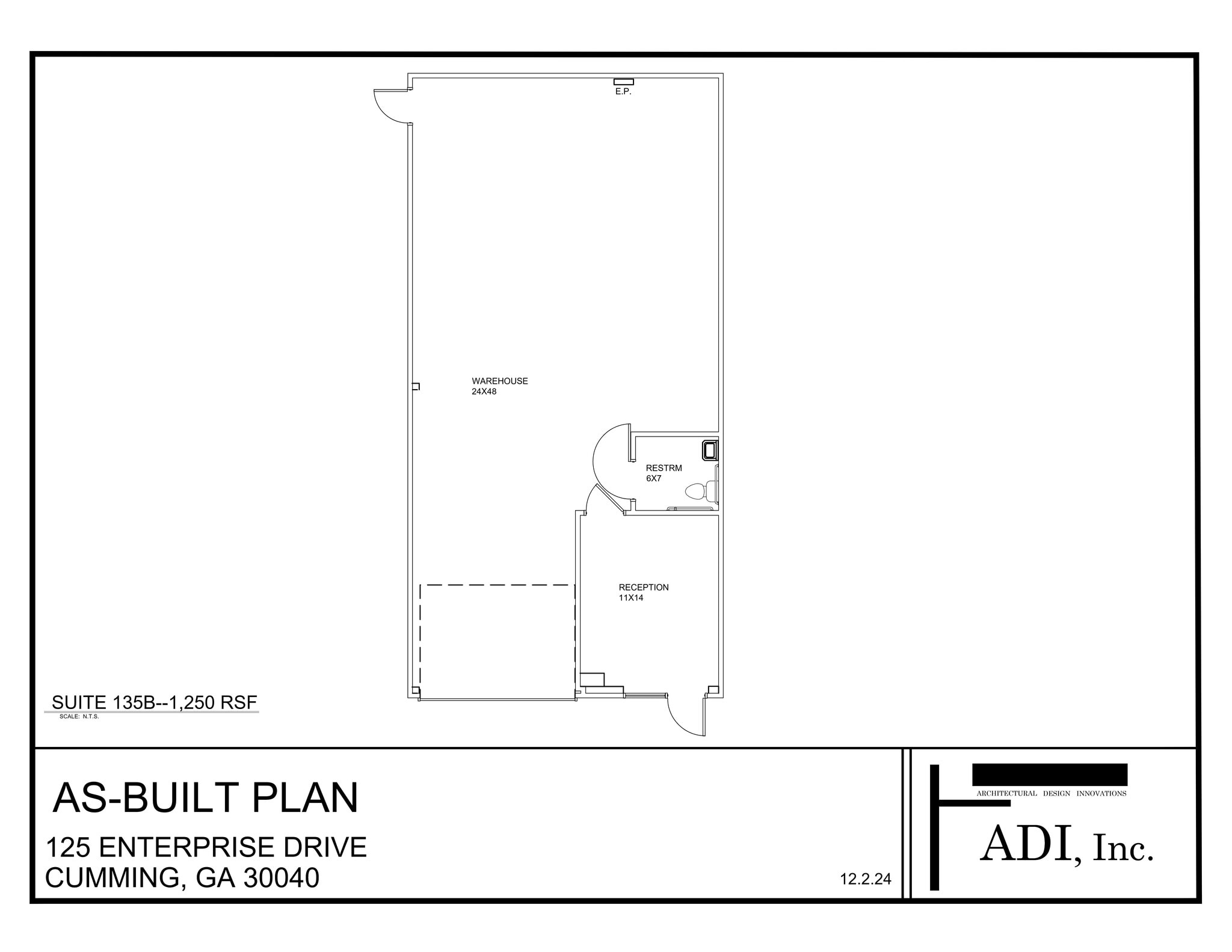 105 Enterprise Dr, Cumming, GA à louer Plan de site– Image 1 sur 1