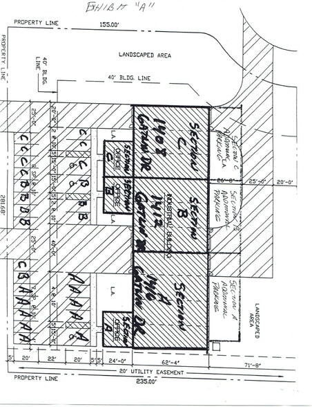 1412 Gatlin Dr, Griffith, IN à louer - Plan d’étage – Image 1 sur 3